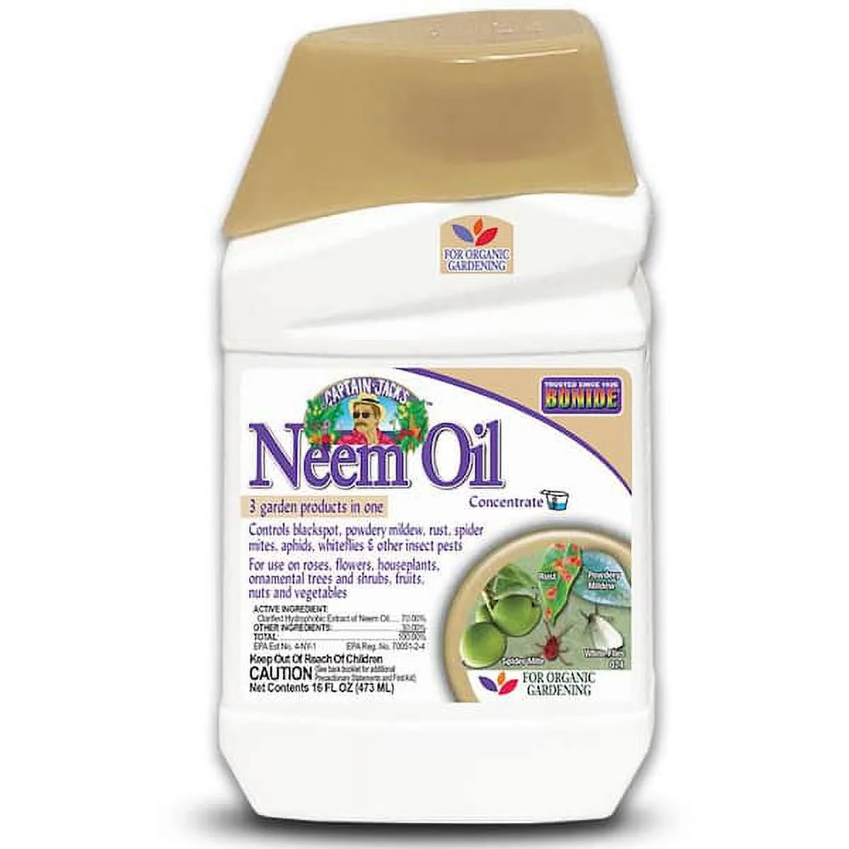 Captain Jack's Neem Oil Concentrate - 16 oz