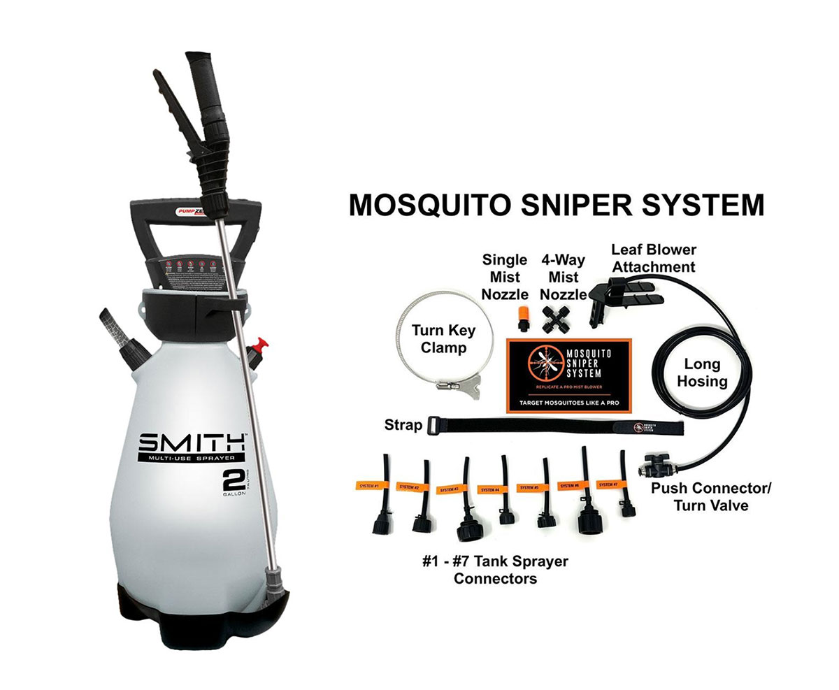 Smith (2 Gallon)  Powered Sprayer + Sniper System Kit