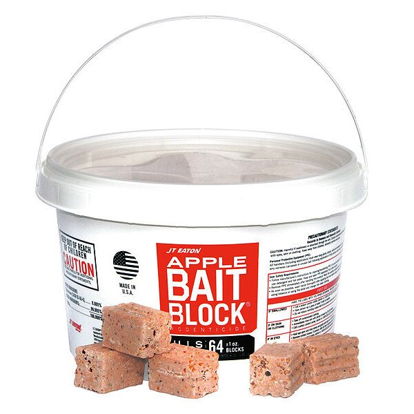 JT Eaton  Bait Block (Apple Flavor-704-AP) 4 lb