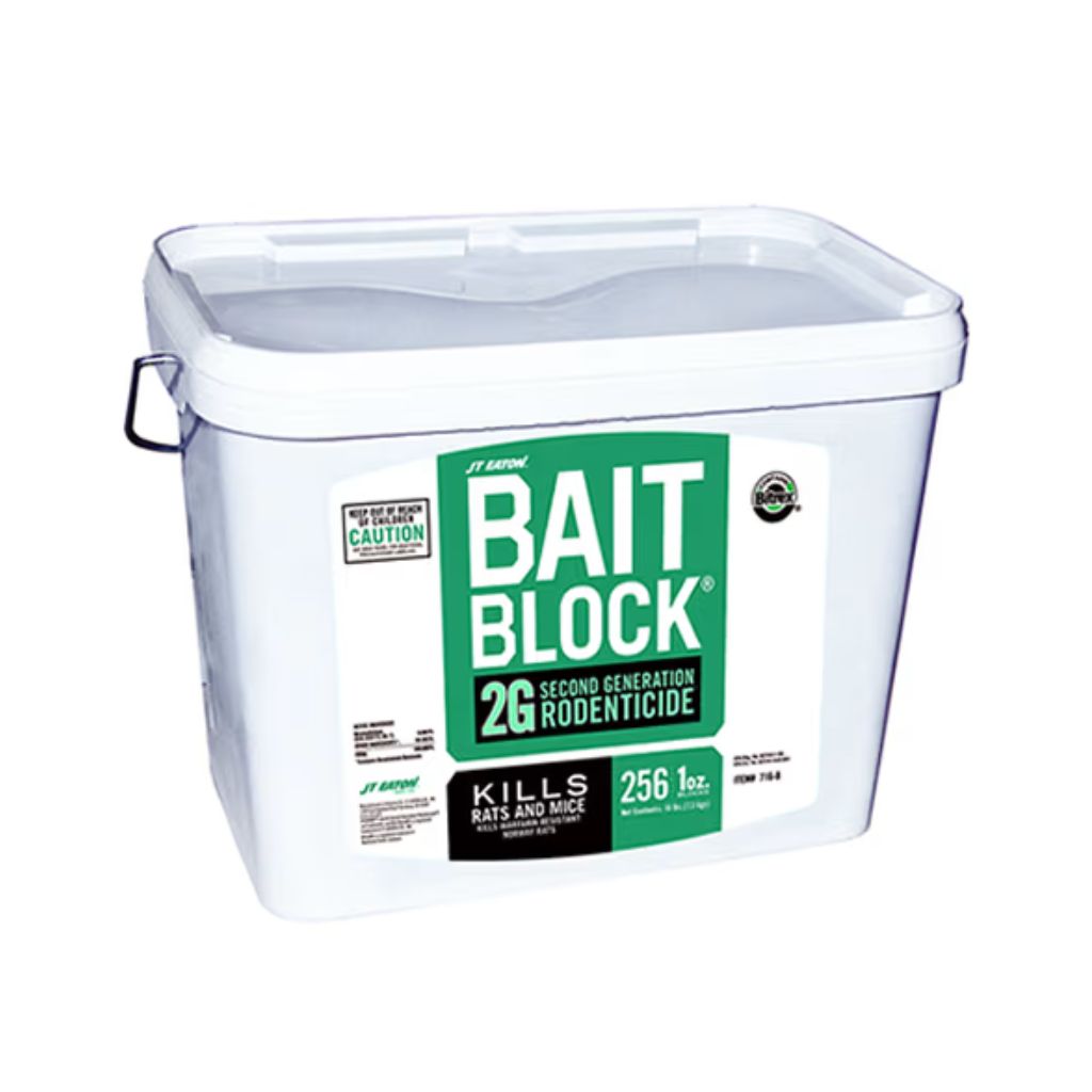 JT Eaton's Bait Block 2G Second Generation Rodenticide