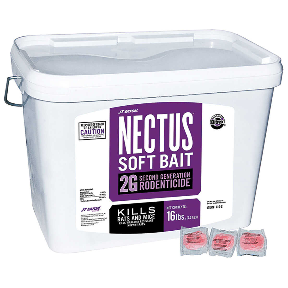 JT Eaton's Nectus 2G Soft Bait Second Generation Rodenticide