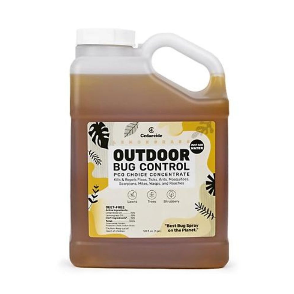 Cedarcide Outdoor Bug Control (PCO Choice) Concentrate- Gallon (Lemongrass)