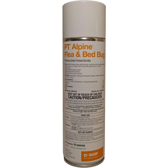 pt alpine flea and bedbug 14 oz