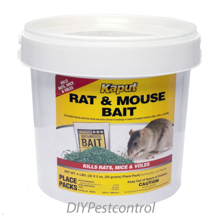 Kaput Rat and Mouse Bait-32 pks