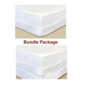 Bundles include box springs and mattresses