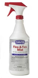 Davis Flea and Tick Mist -32 oz-Discontinued