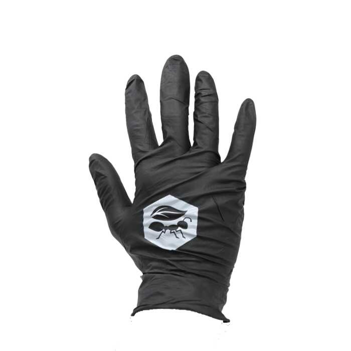 DIY Black Nitrile 5 Mil Large Gloves (3 Pairs)