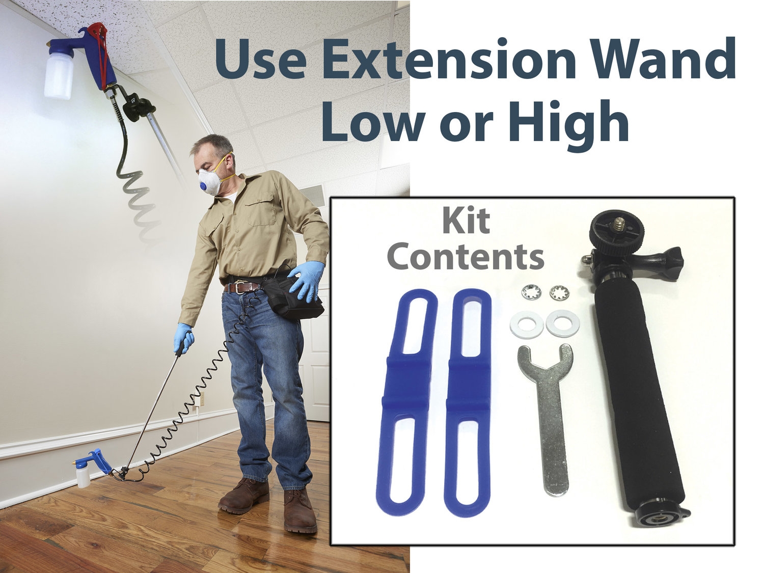 Aprehend Extension Wand Kit 32"