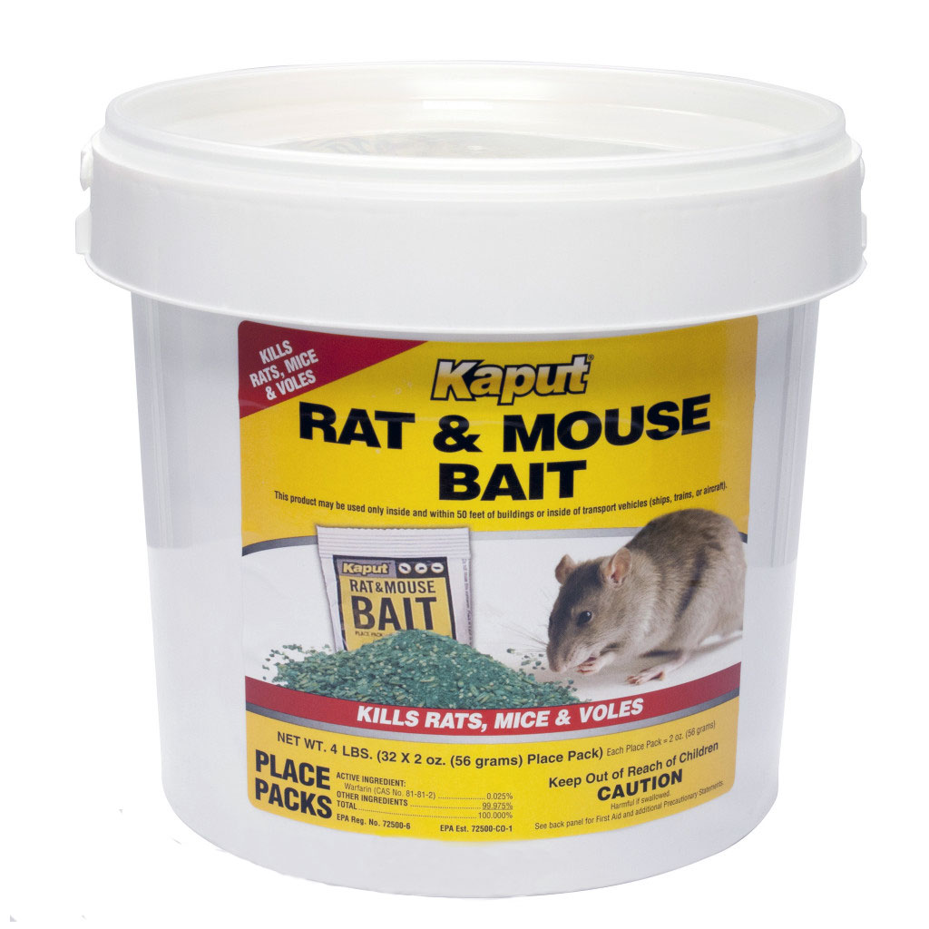 Kaput Rat, Mice, Vole Bait Pellets- 32 pks