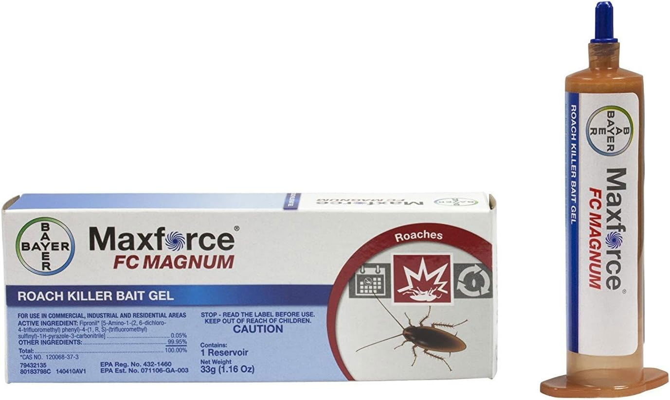 Maxforce FC Magnum Roach Bait - 1 tube (33 gram) + Plunger & Tip