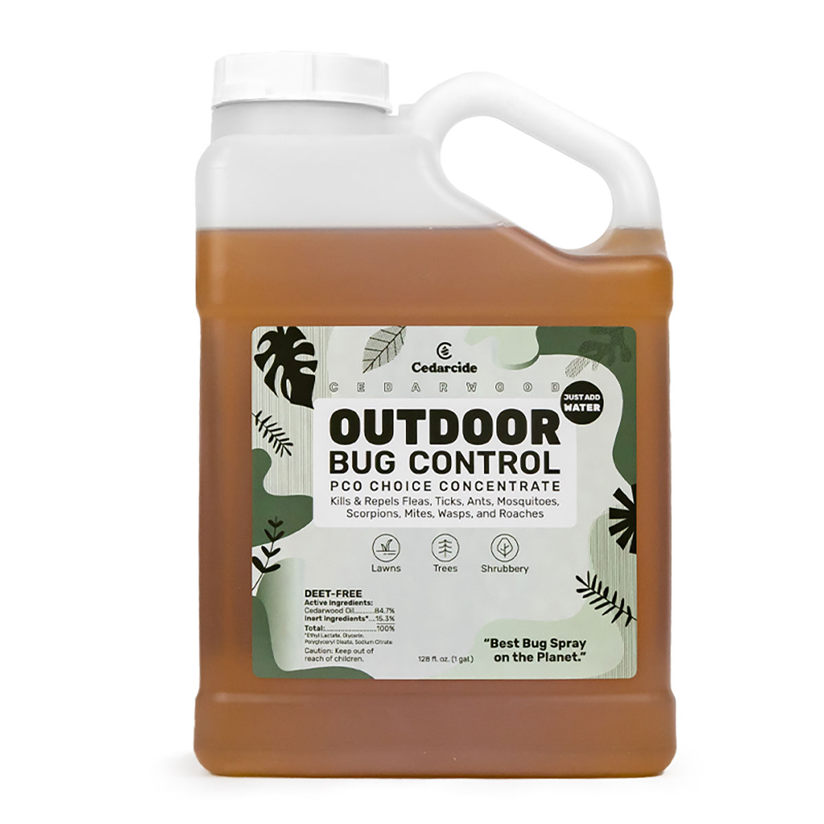 Cedarcide Outdoor Bug Control (PCO Choice) Concentrate- Gallon (Cedarwood)