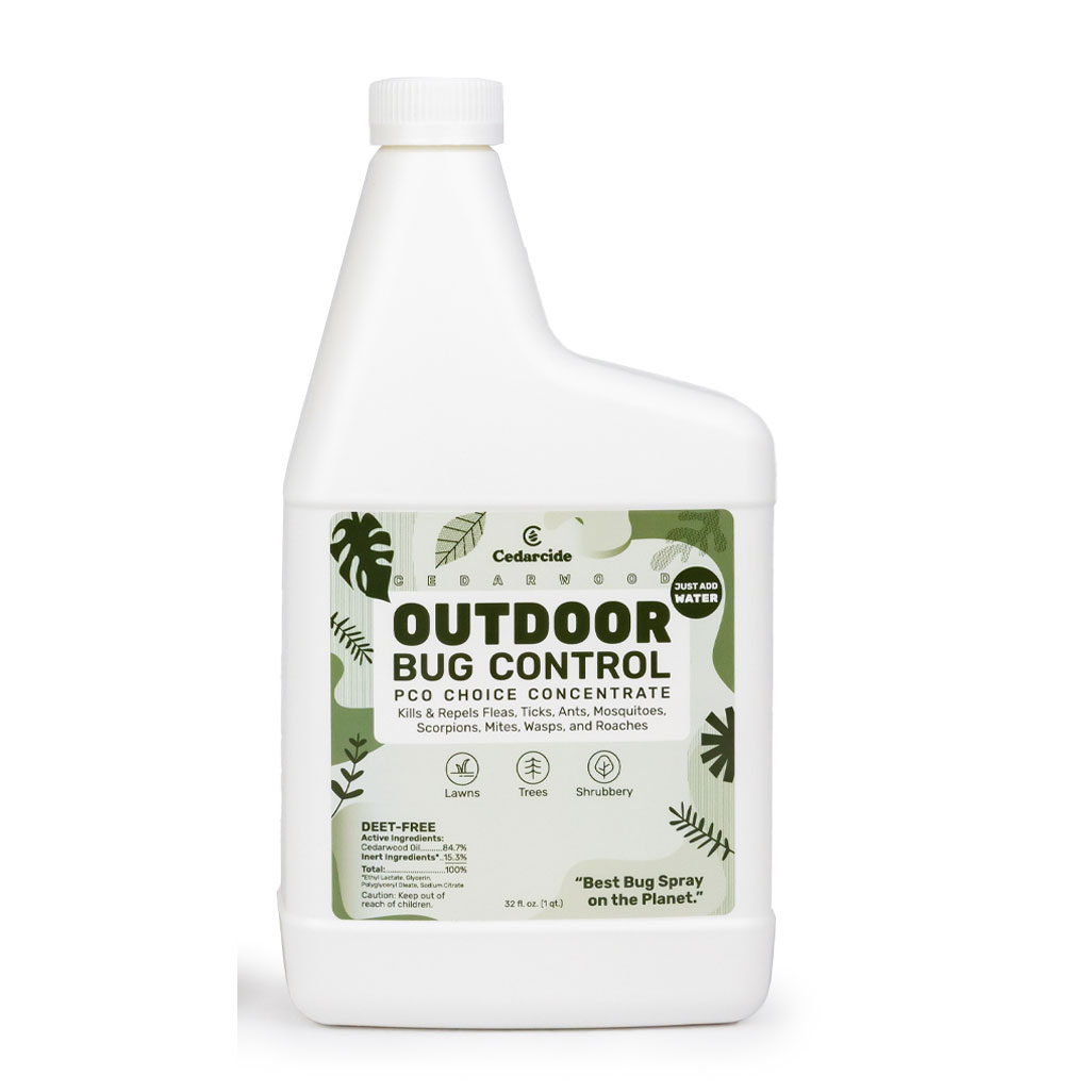 Cedarcide Outdoor Bug Control Concentrate- QT (Cedarwood)