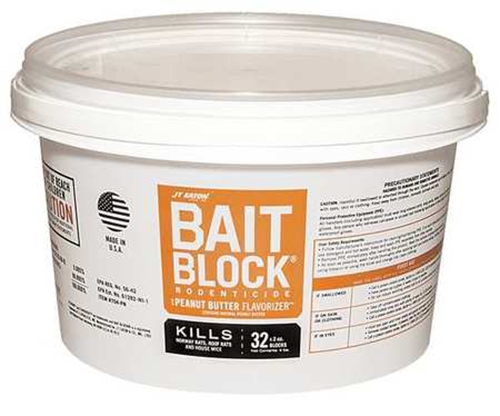 JT Eaton  Bait Block (Peanut Butter) 4lb # 704-PN- Clearance!