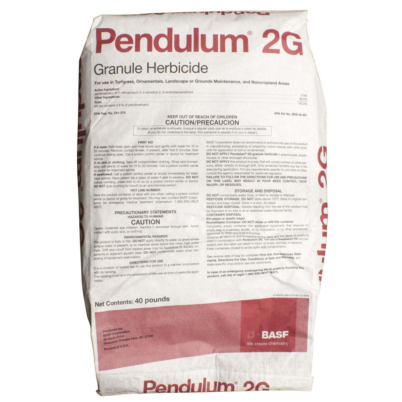 Pendulum 2G Granule Herbicide-40 lbs