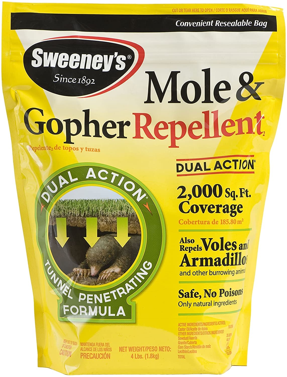 Sweeney's Mole and Gopher Repellent 