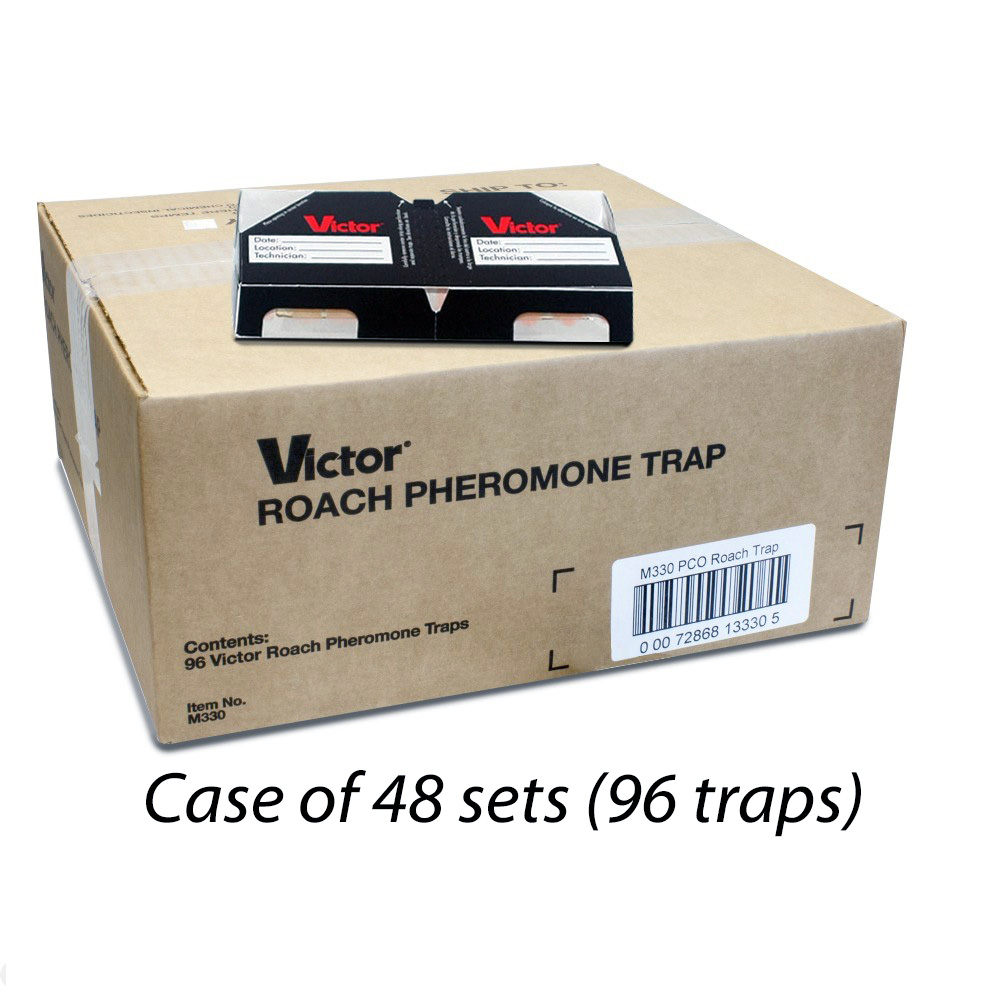 Victor Roach  Pheromone Traps Model 330 (Case- 48 sets/96 traps)