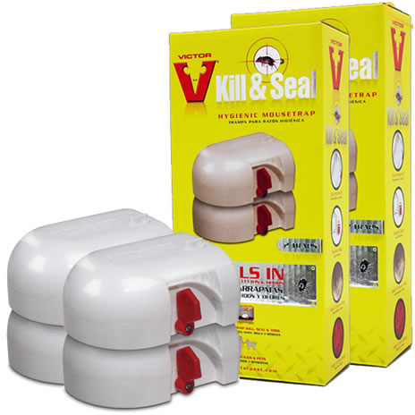 Victor Kill & Seal Mouse Traps - Box of 2 traps (Discontinued)