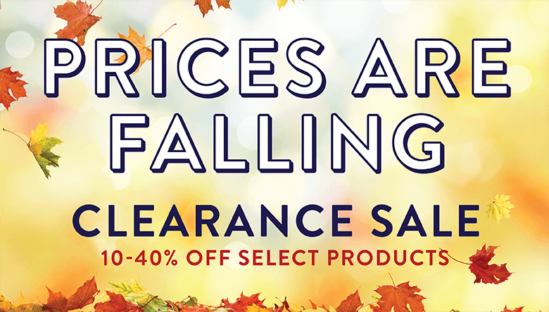 Fall Clearance 2024